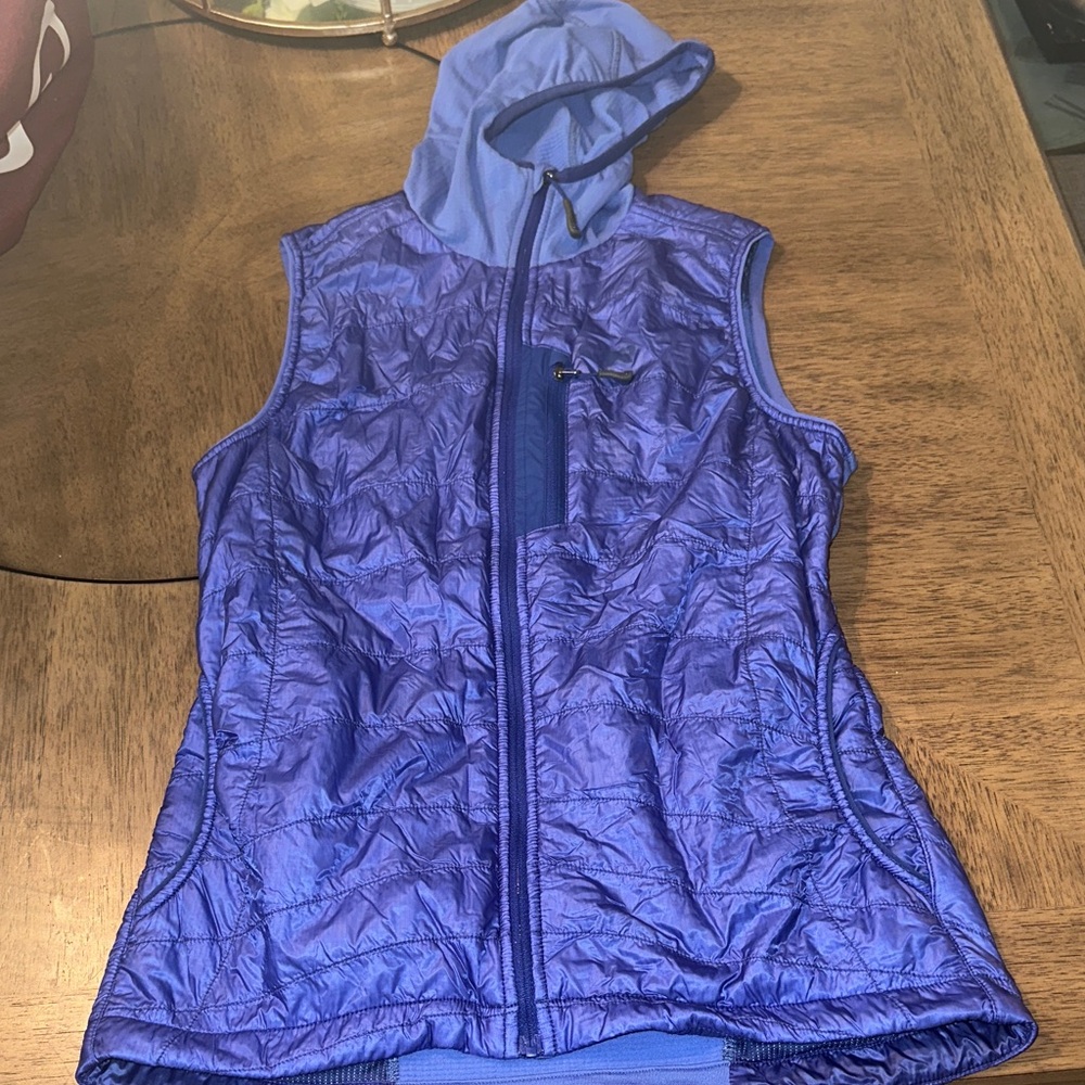 Outdoor Research Blue Hooded Vest
